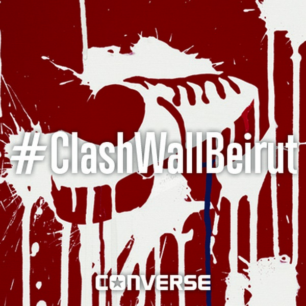 Converse ClashWallBeirut Tweet